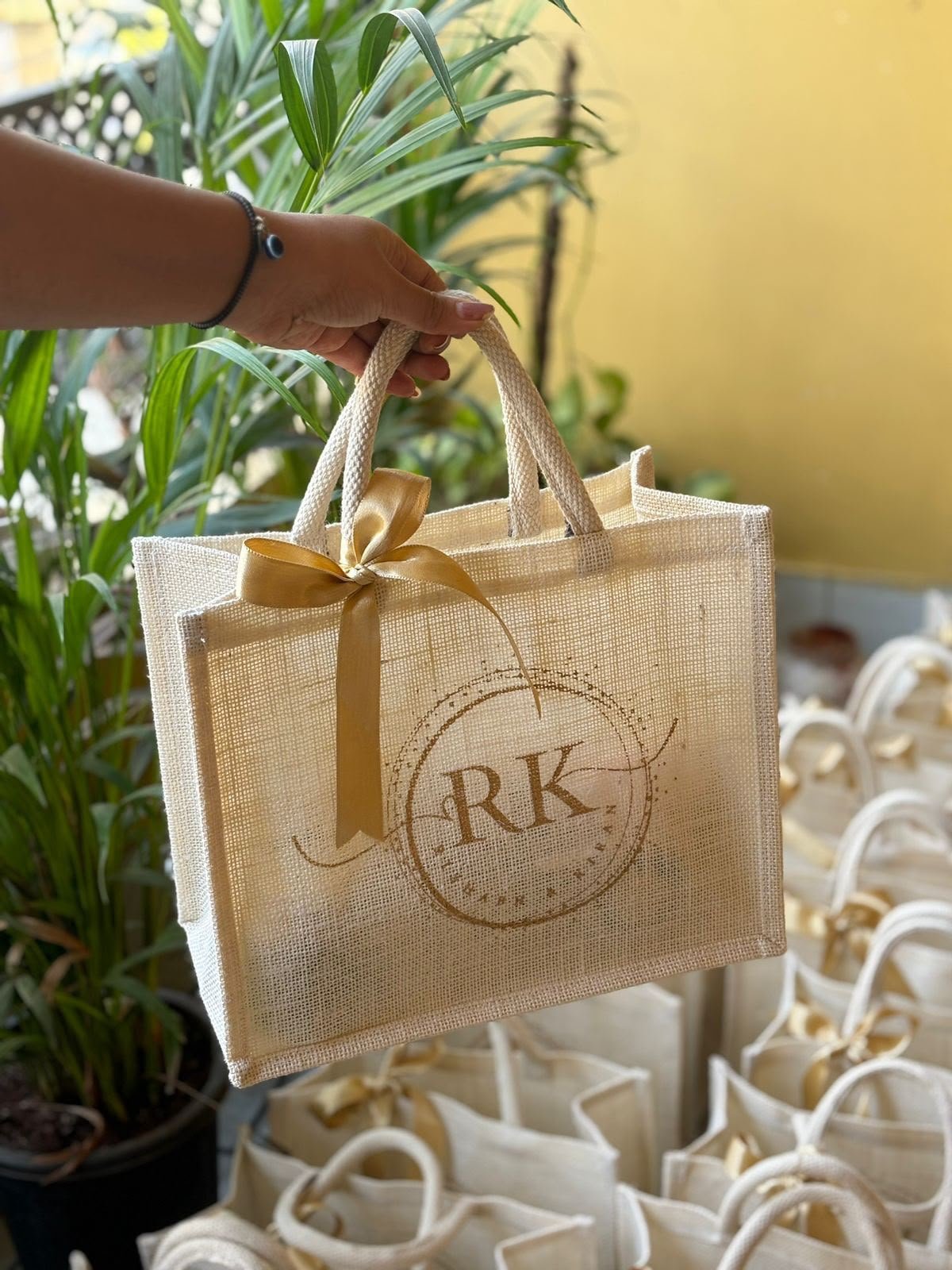 Custom Logo Jute Bags