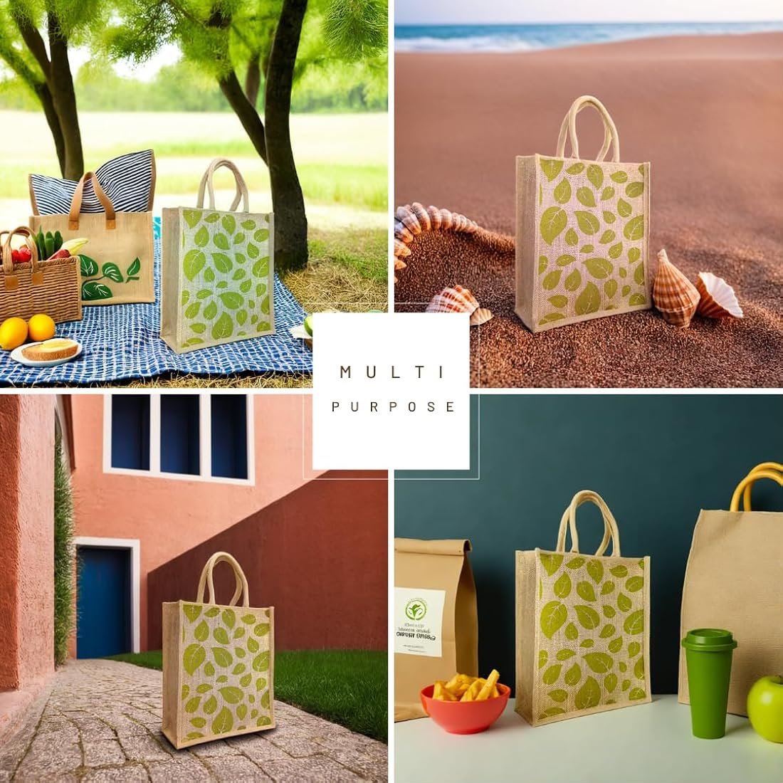 Printed Jute Bags view 2