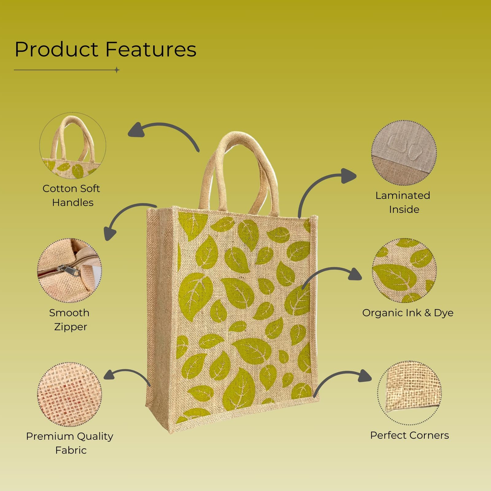 Printed Jute Bags view 4