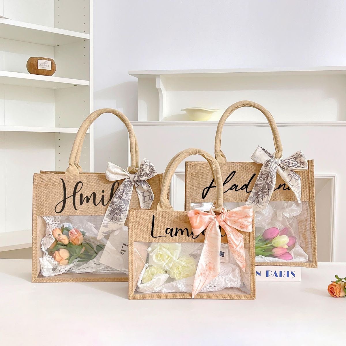 PVC Window Jute Bag